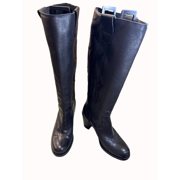 Boemos women’s Italian made black leather below knee boots 6.5 SKU 5551 - Picture 14 of 14